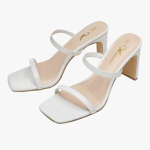 Elegant White Heels by X Heelist